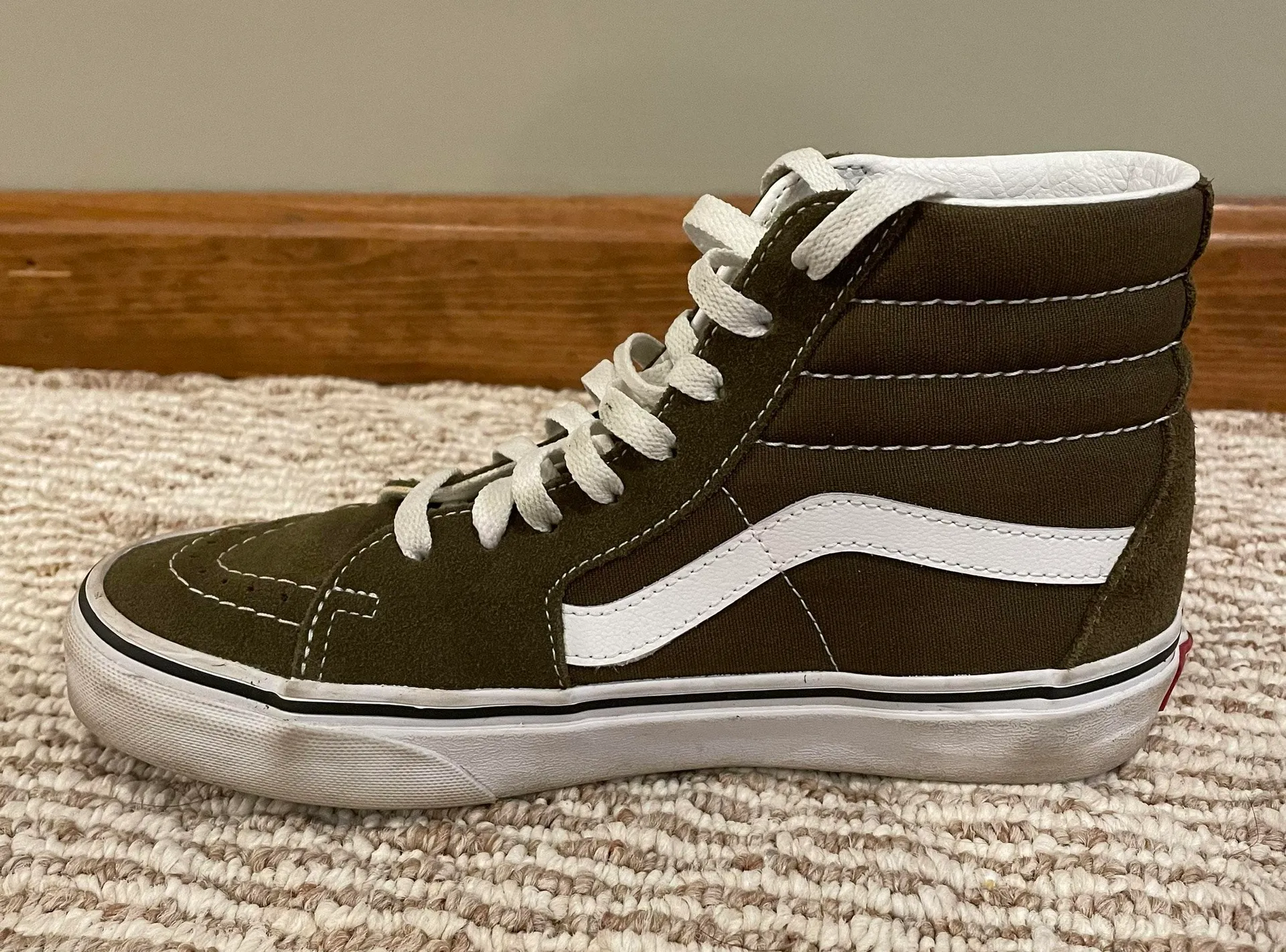 Vans Sk8-Hi olive green - Image 3