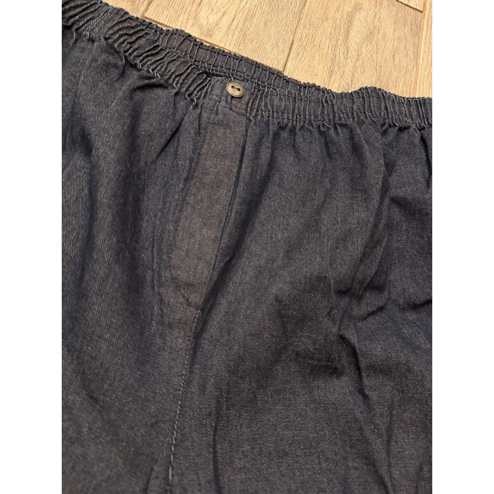 Woman Within Denim Pull on pants jeans Plus size 30W 30 W NWOT Elastic Waist - Image 7