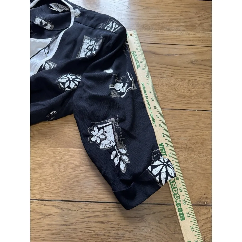 R&M Richards Women Blouse Pants Set With Necklace Set Size 24W Vintage USA Made - Image 9