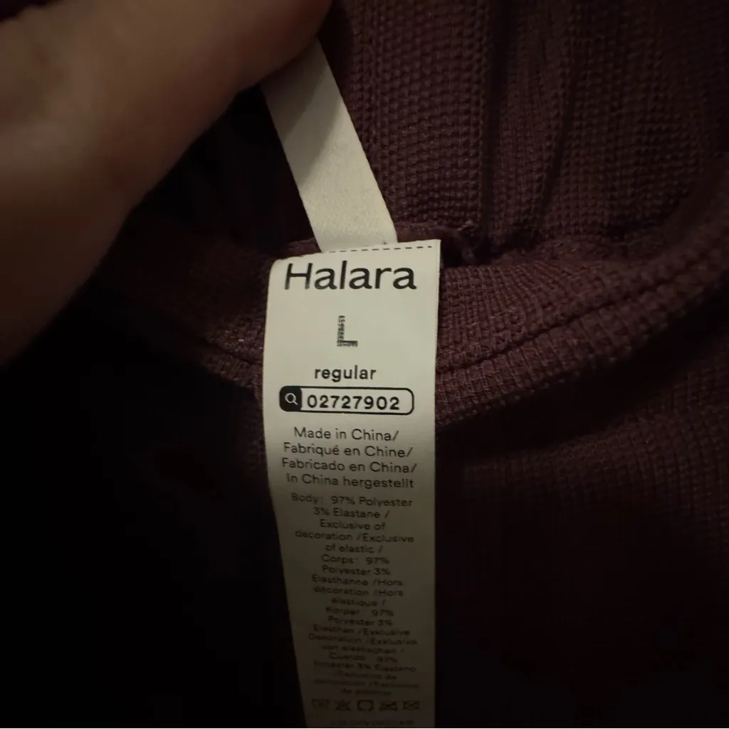 NWT Halara Women's Purple Wide-Leg Pants large - Image 6