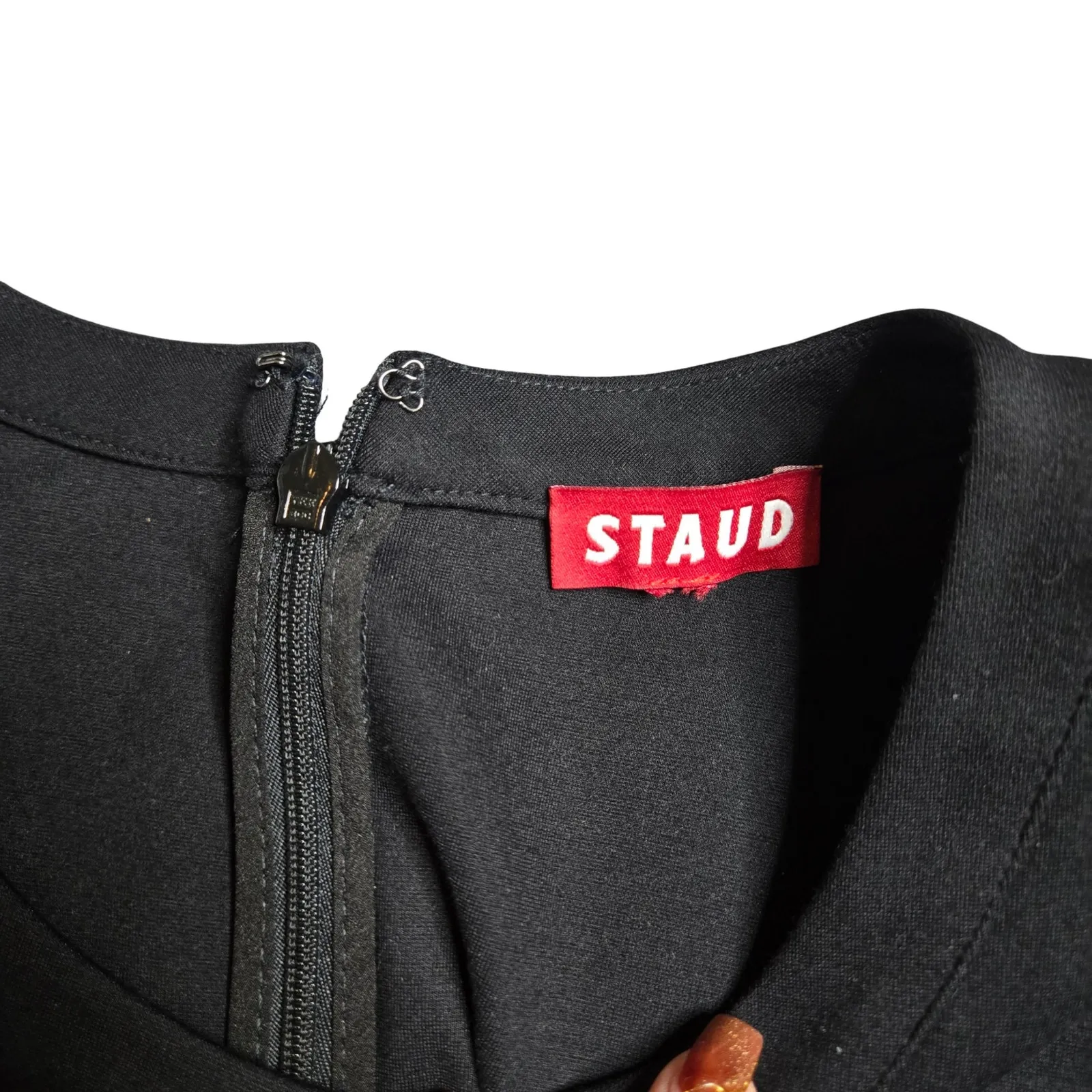 Staud Delphine Black Embellished Cutout Maxi Dress Size: 10 New - Image 6