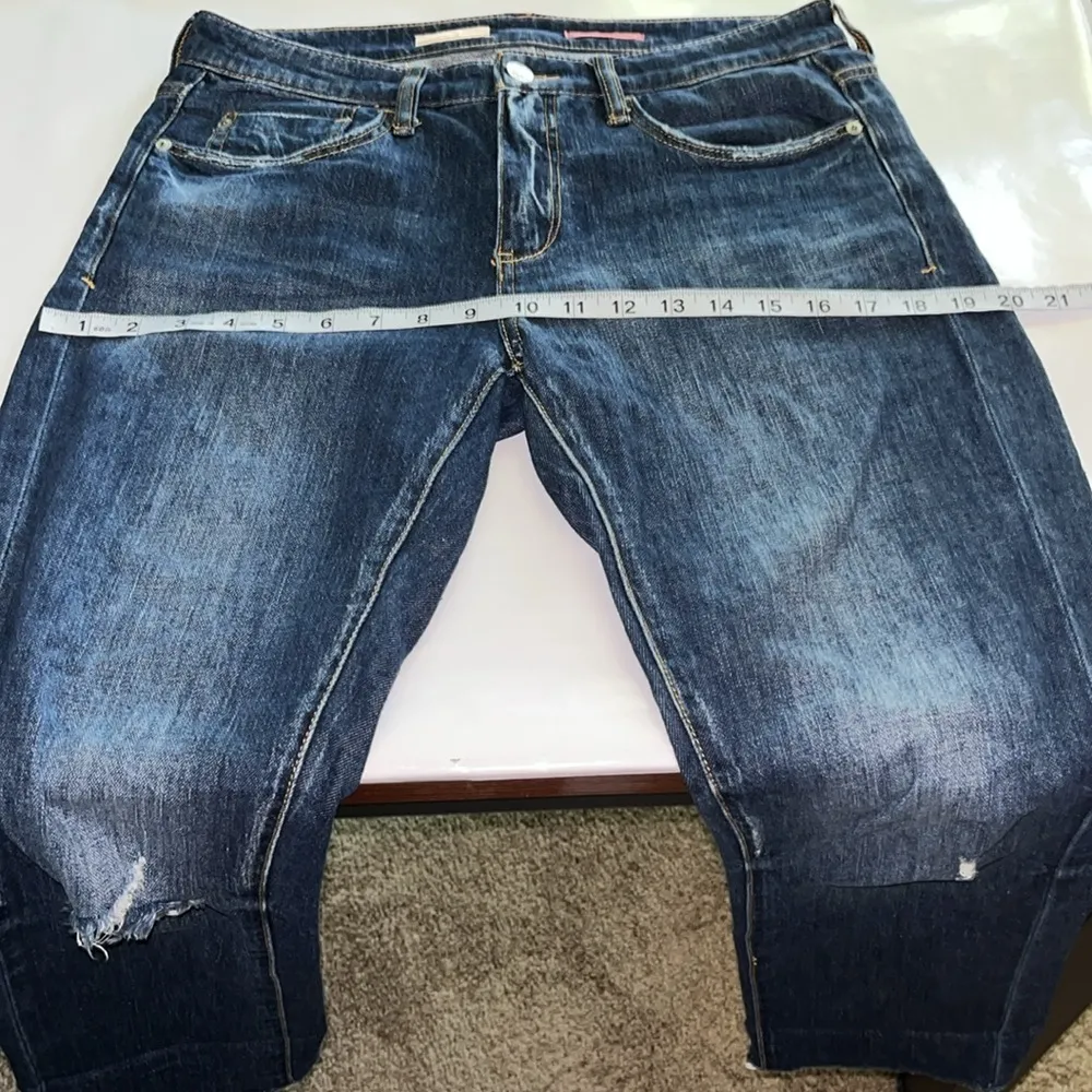 Pilcro and The Letterpress Anthropologie Slim Boyfriend Crop Size 27 - Image 5