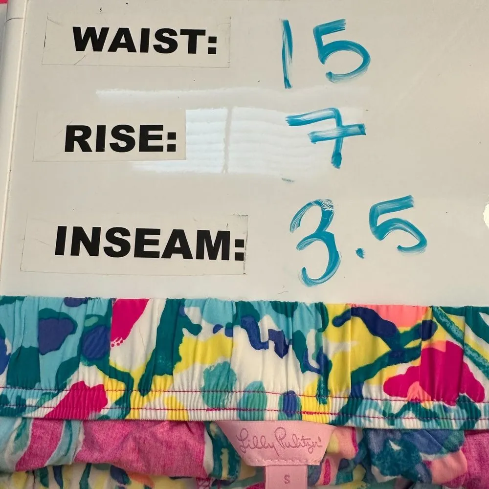 Lilly Pulitzer Cocoa Beach Shorts Hottie Magenta Fringe Size Small - Image 5