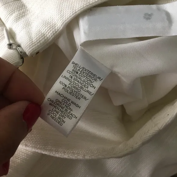 LOFT Ann‎ Taylor Pencil Skirt W/ Buttons Lined - Image 4