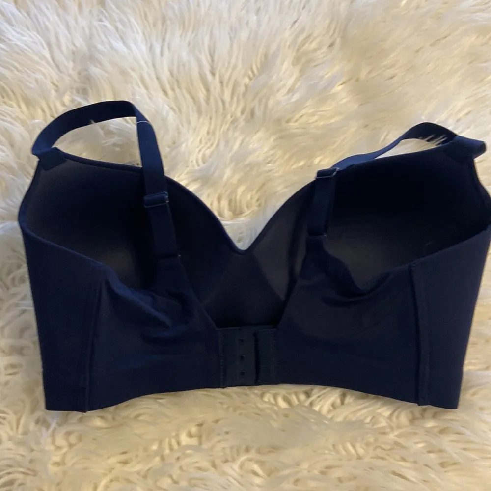 SOMA ENBLISS WIRELESS BRA SIZE 36DD BRAND NEW COLOR NAVY BLUE SO SOFT - Image 7