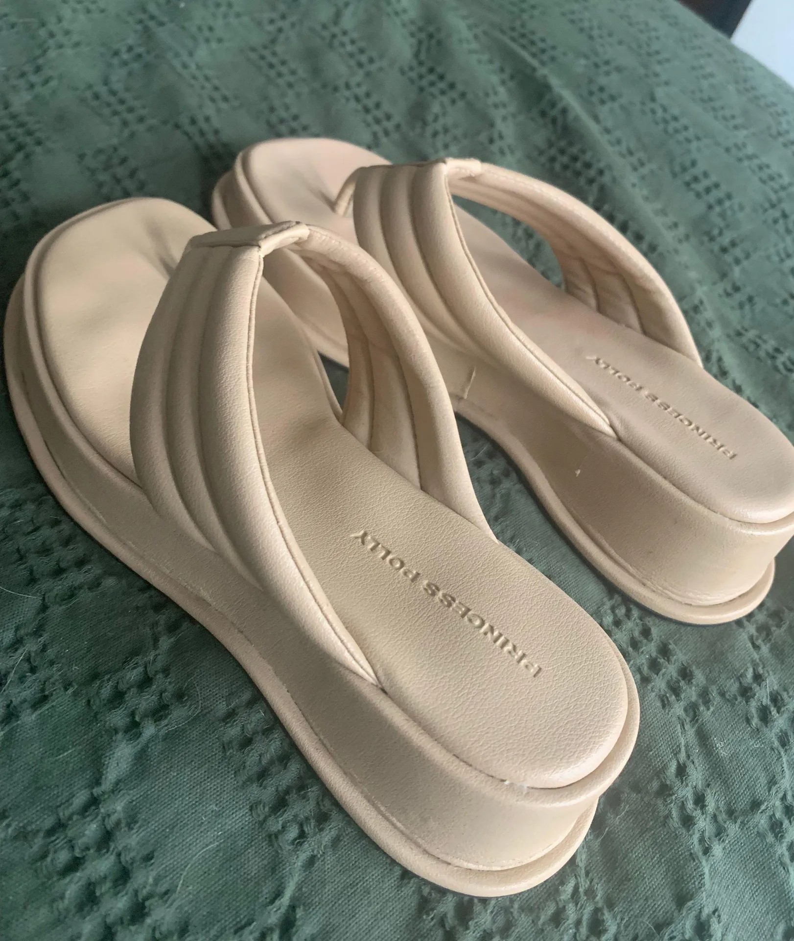 Nude Platform Sandals - Image 2