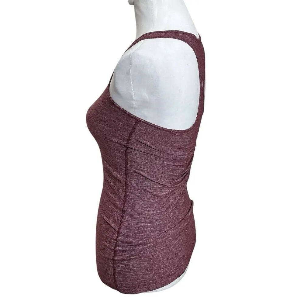 Lululemon Cool Racerback Tank Top Bordeaux Athletic Sleeveless Women’s Size XS - Image 3