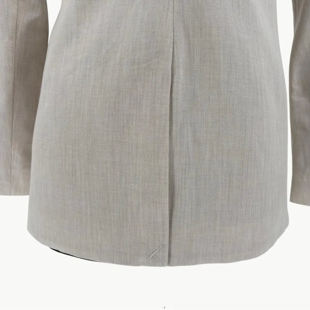 NWT Everlane The Relaxed Blazer in Buttersmooth | Sz 4 | Heathered Oat - Image 11