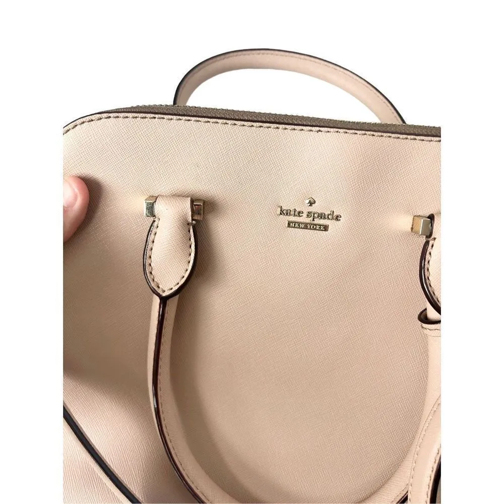 Kate Spade New York

NICHOLS STREET REILEY SATCHEL pink rose crossbody satchel - Image 6