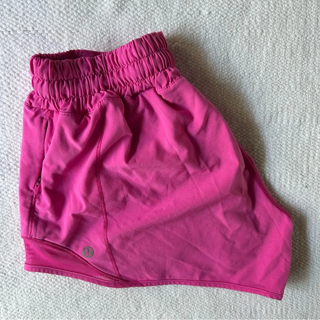 Lululemon Hotty Hot Women's Pink Athletic Shorts - Image 5