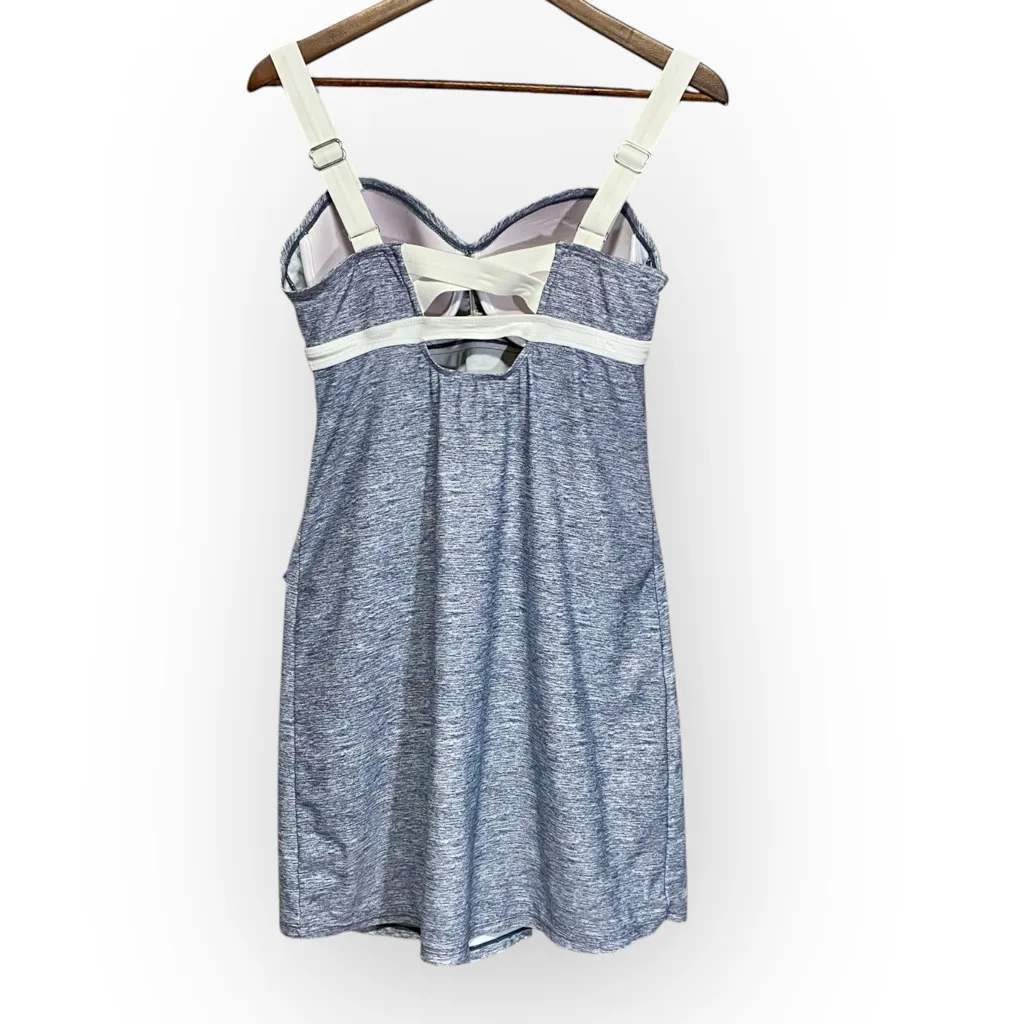 Free Country Gray and White Tennis Pickleball Dress Women’s Size Medium M Active - Image 2