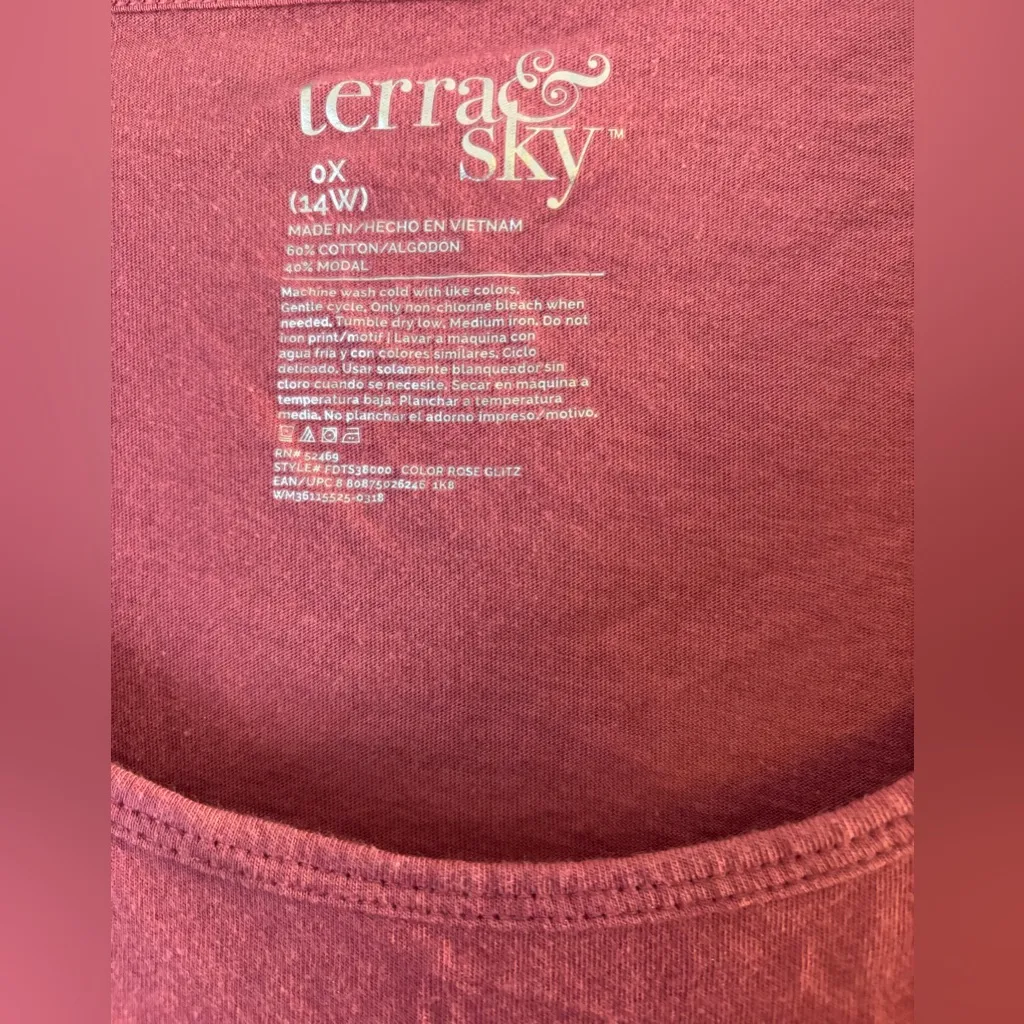 Terra & Sky Blouse 0X (14W) - Image 2