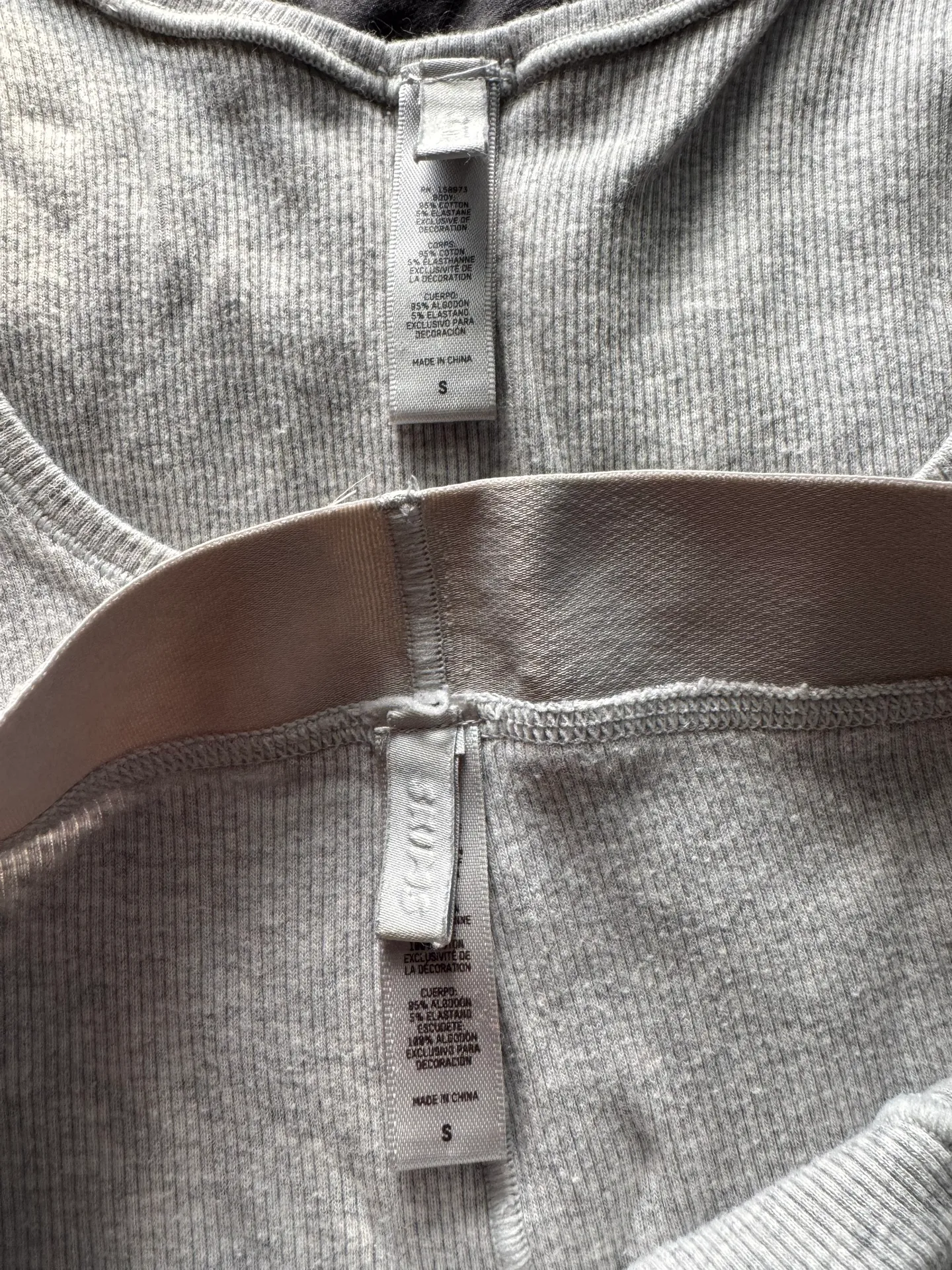 Cotton Rib Tank And Boxers - Image 2