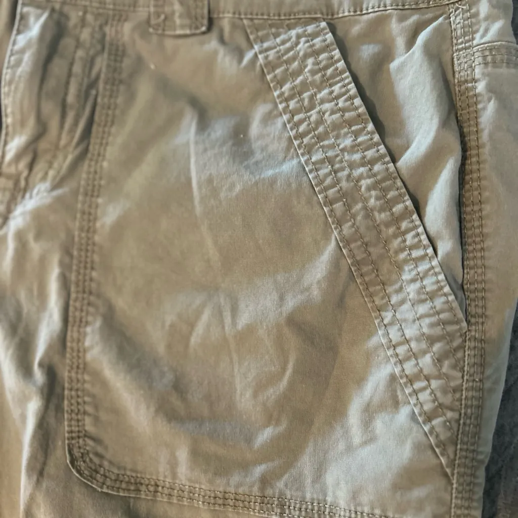 DKNY Olive Green Cargo Style Pants Size 2 - Image 4