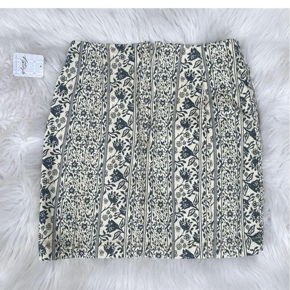 NWT Free People Modern Femme Denim Mini Skirt - Image 4