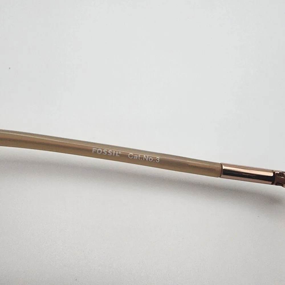 Fossil Madeline Gold & Tan Sunglasses - Image 12