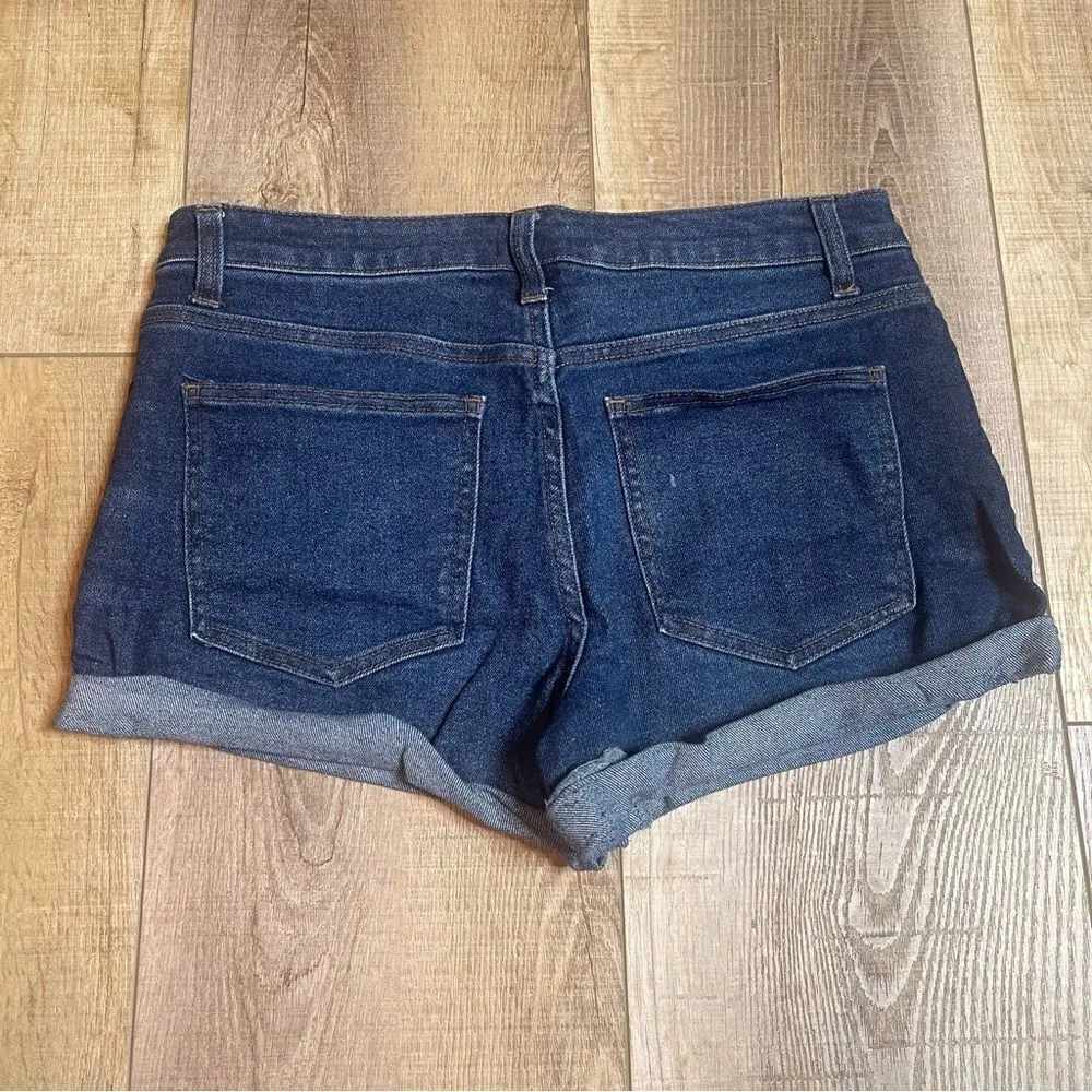 Harper Heritage Stretch Denim Boyfriend Blue Jean Shorts Womens Size 29 - Image 5