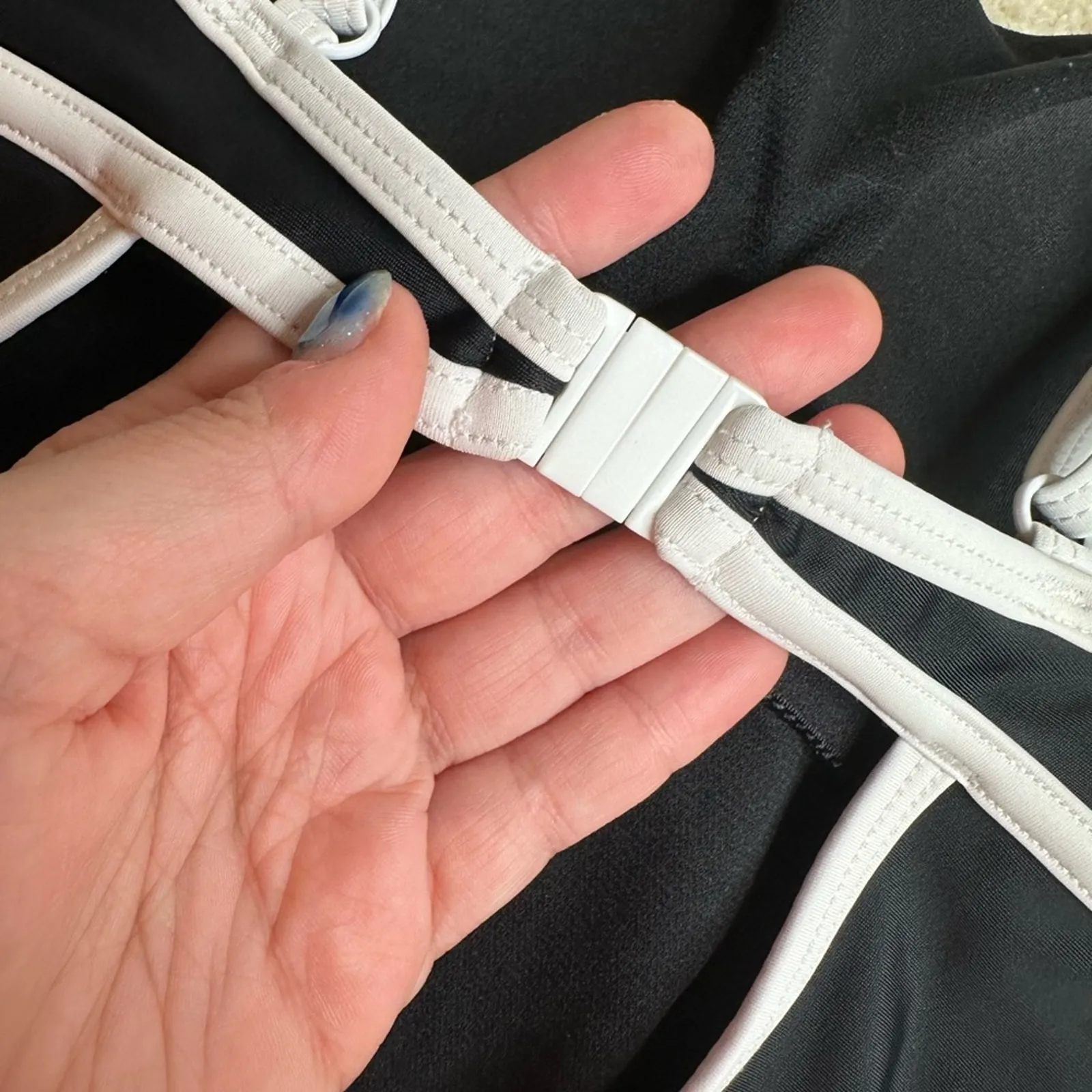 Disney Black and White One Piece Swimsuit - Image 8