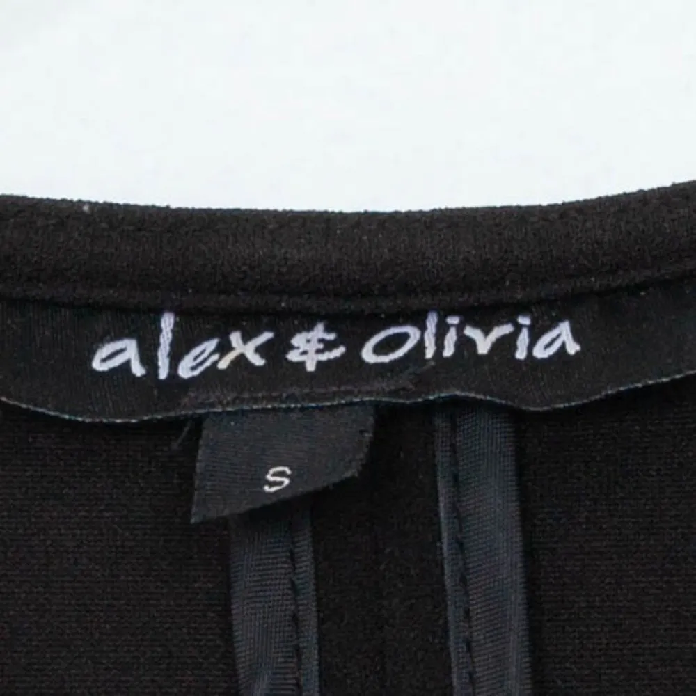 Alex‎ & Olivia Bell Sleeve Black Blazer Women's Size Small - Image 4
