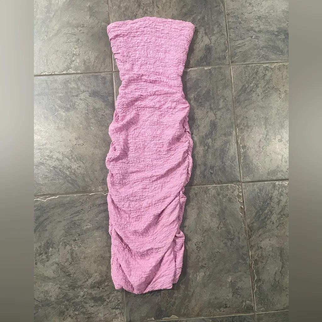 NWT House of CB‎ Tana Pink Strapless Corset Midi Dress Sz XS $255 - Image 12