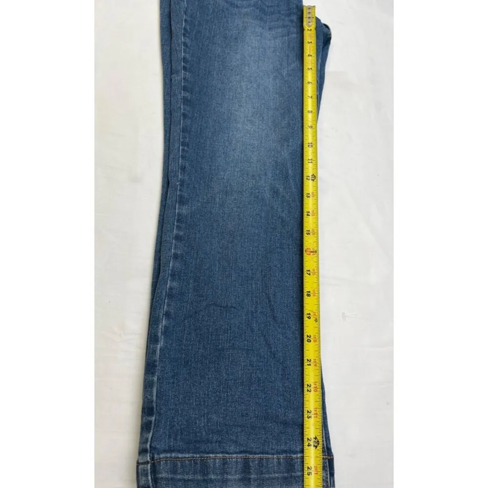 Nicole Miller Women' Blue Jeans High Rise Boot Size 8 (30x26) SKU 4601 - Image 10