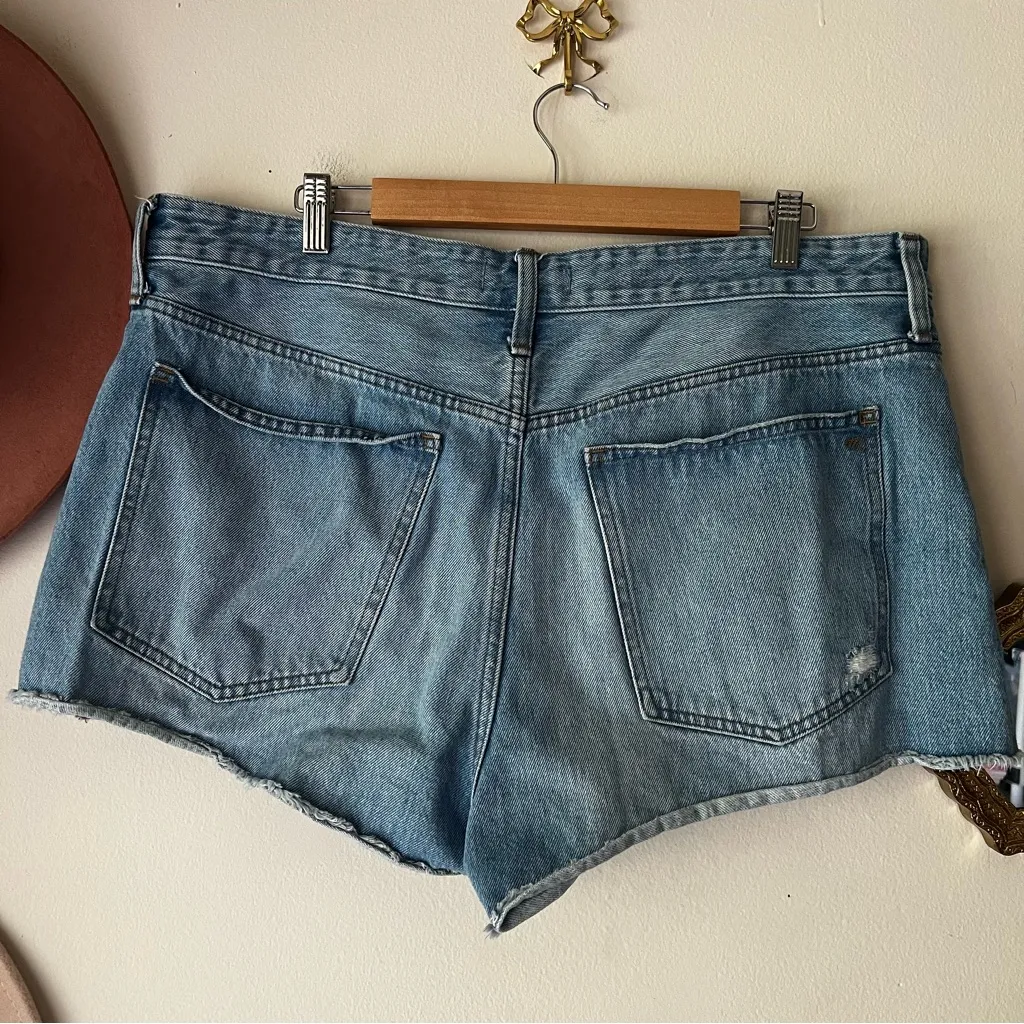 MADEWELL Relaxed Denim‎ Shorts Women’s SIZE 32 - Image 3