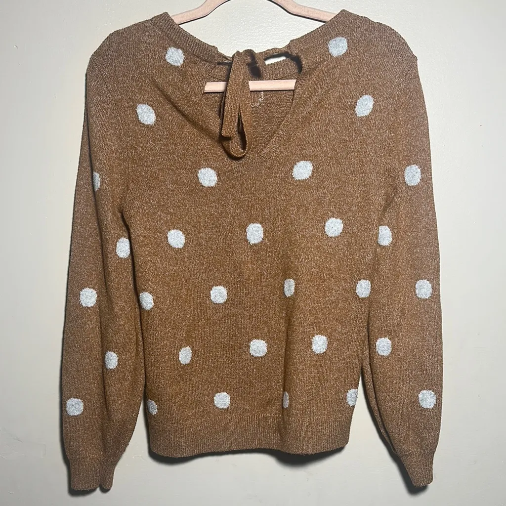 Lucky Brand Polka Dot Sweater‎ | Small - Image 2