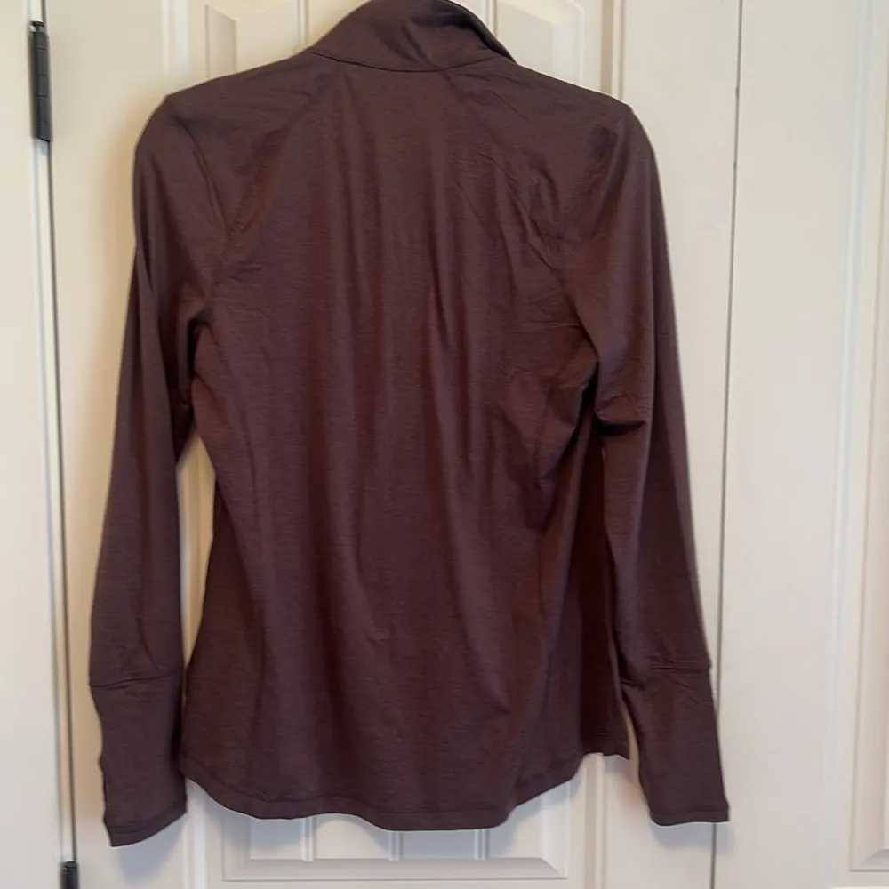 Lukka Women's Purple Long Sleeve 1/4 Zip Pullover Small - Image 3