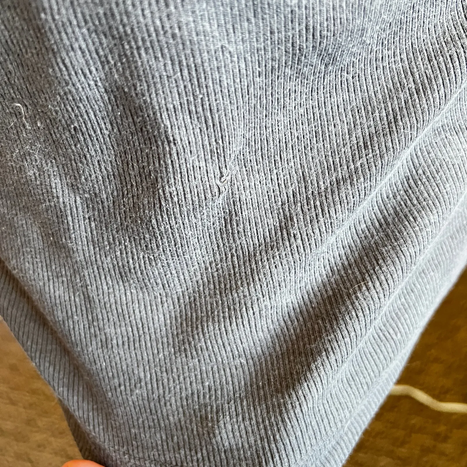 Gray Lace Trim Cami Top Y2K 2000s Coquette Soft Girl Large - Image 2