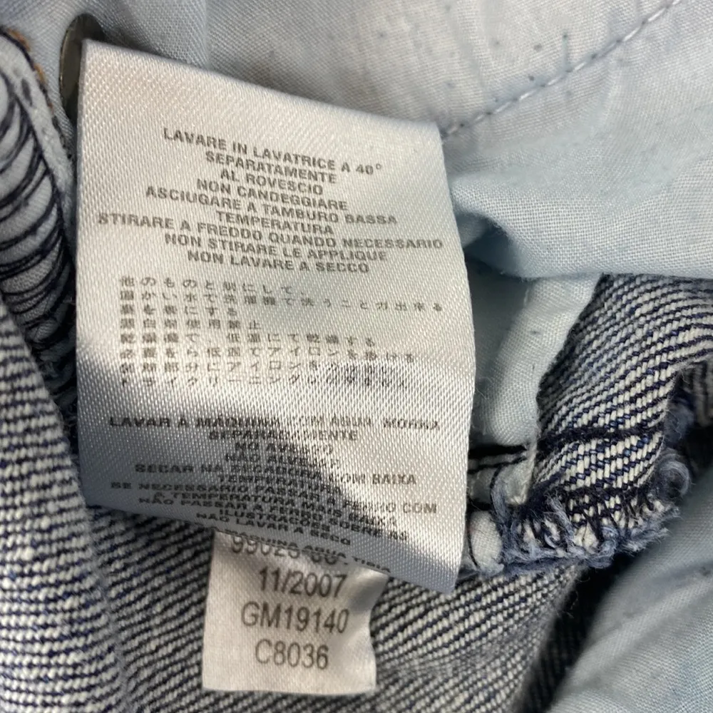 Harley Davidson High Rise Boot Cut Blue Jeans 14 - Image 7