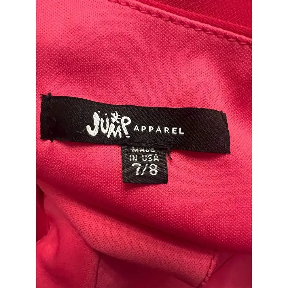 NWT Jump One Shoulder Cutout Jersey Gown Size 7 Fuschia Prom Dress - Image 9