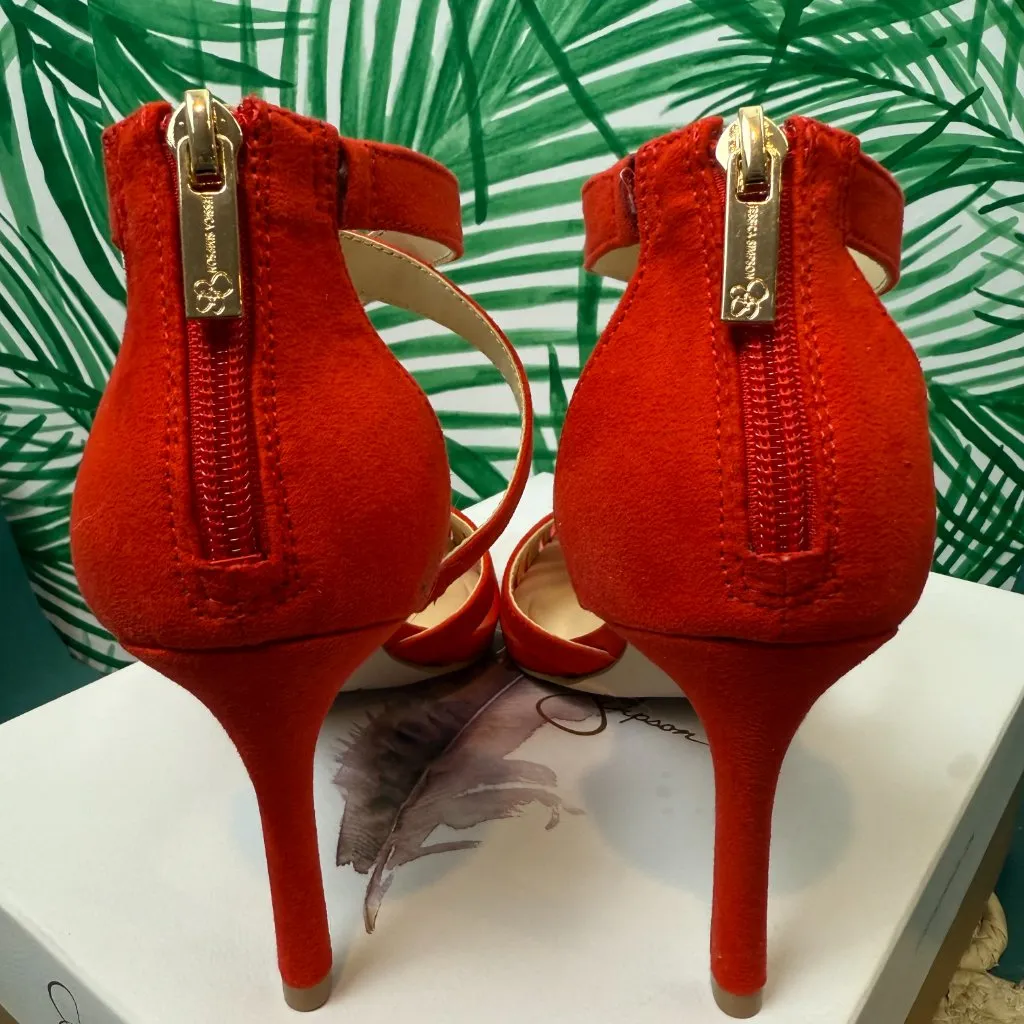 Jessica Simpson Red Negomi Pump - Size - Women's 8.5 - Image 4