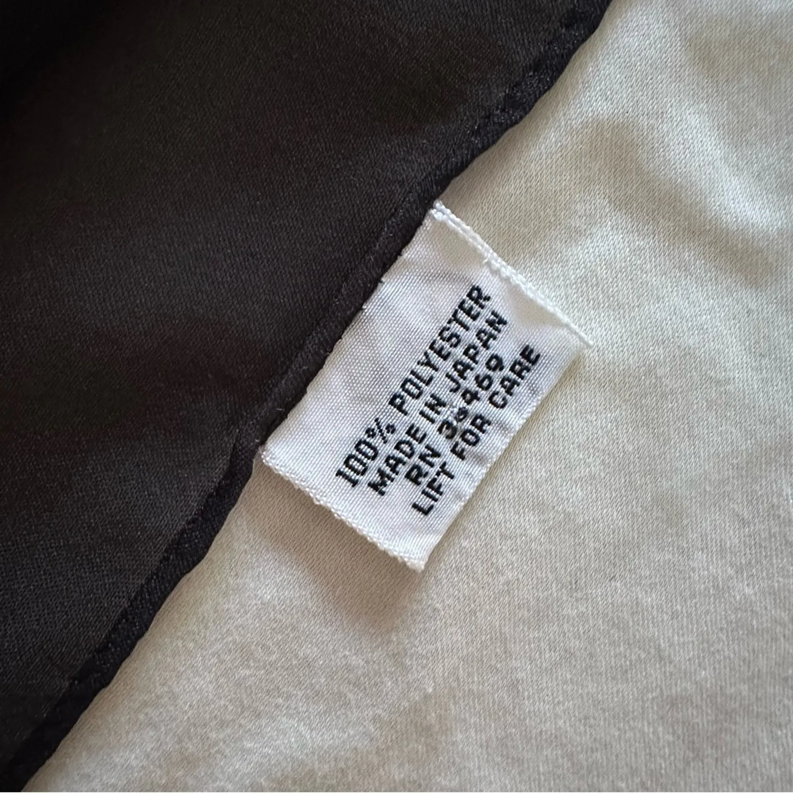 Semi-Sheer Black Square Scarf - Image 2