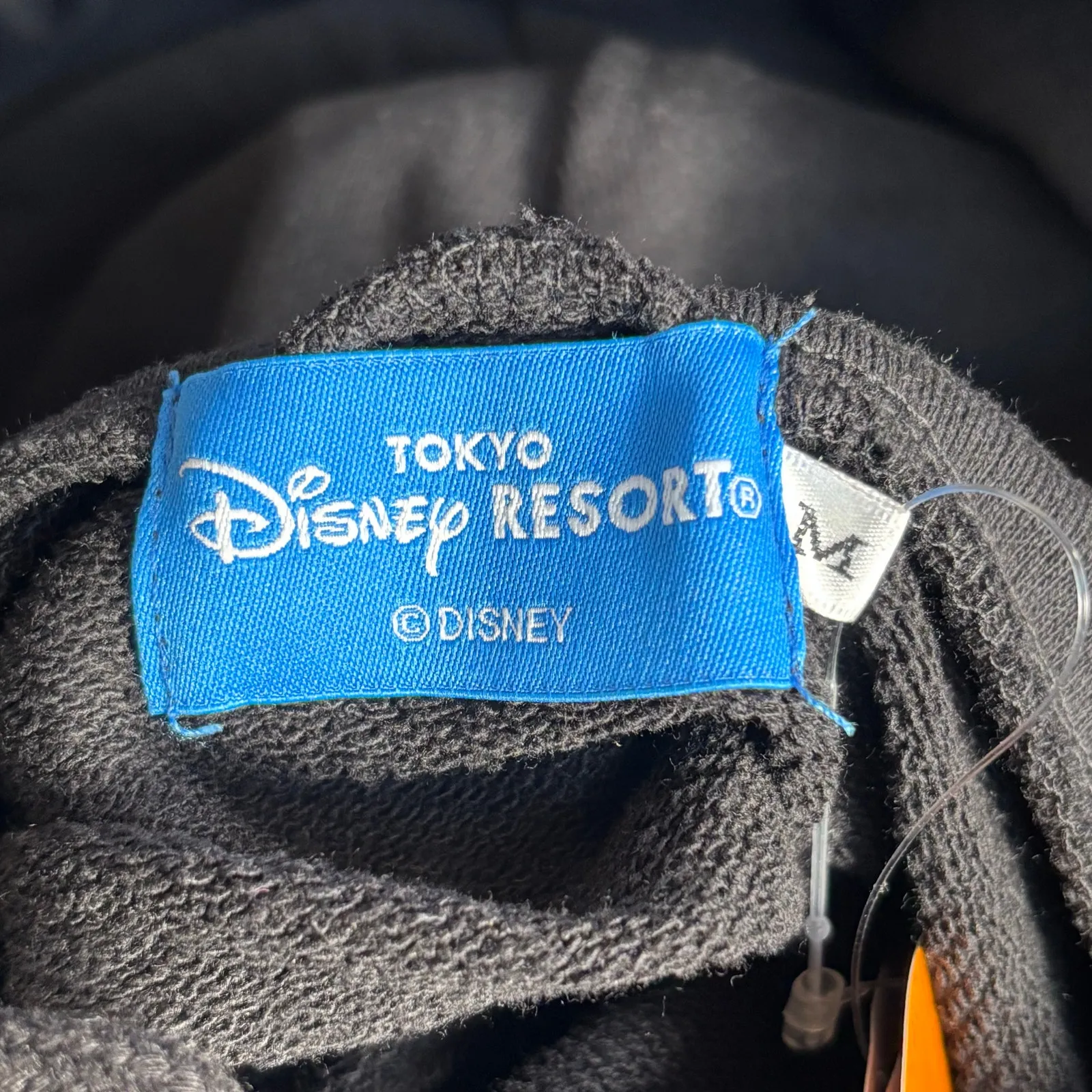 Disney Tokyo Resort Halloween 2024 Black Hoodie Sweatshirt Boo To You Ghost - Image 6