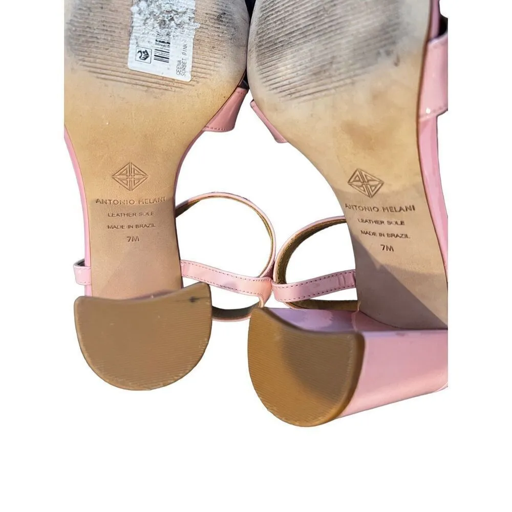 Antonio Melani patent Barbie Pink color Pumps Heels size 7 - Image 9