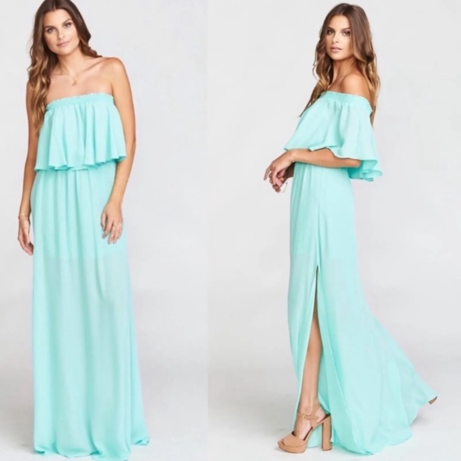 NWT Show Me Your Mumu Hacienda seaglass maxi dress SMALL - Image 5