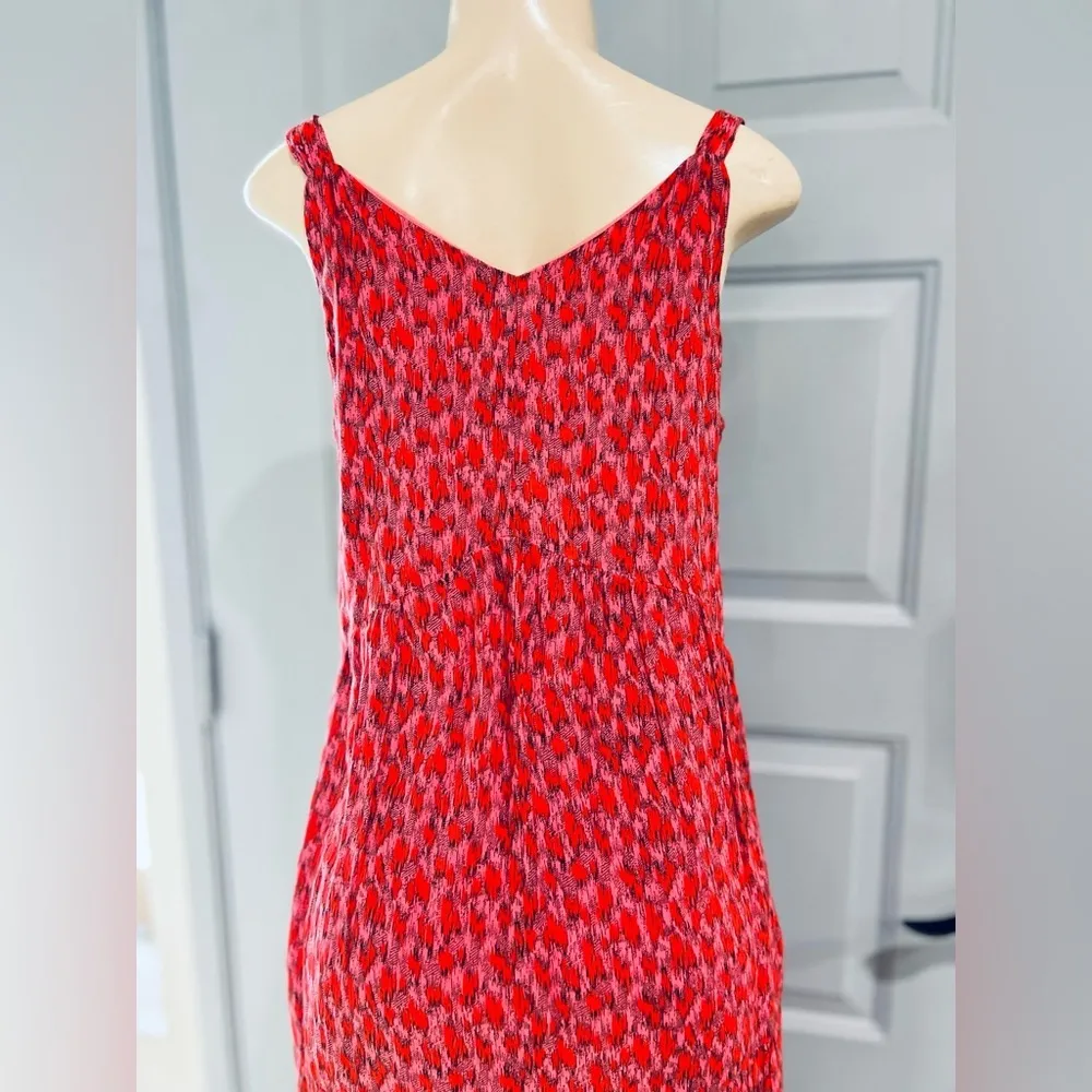 Joie Maxi Dress, Sleeveless Tiered Flowing Summer Dress, Tea Rose, size med - Image 13