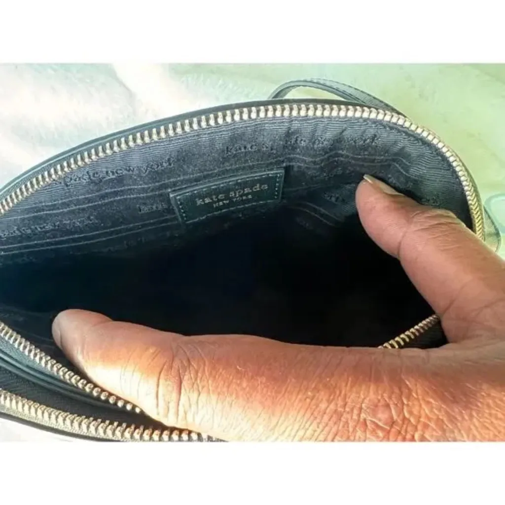 Morgan Zebra Embossed Double-zip Dome Crossbody - Image 3