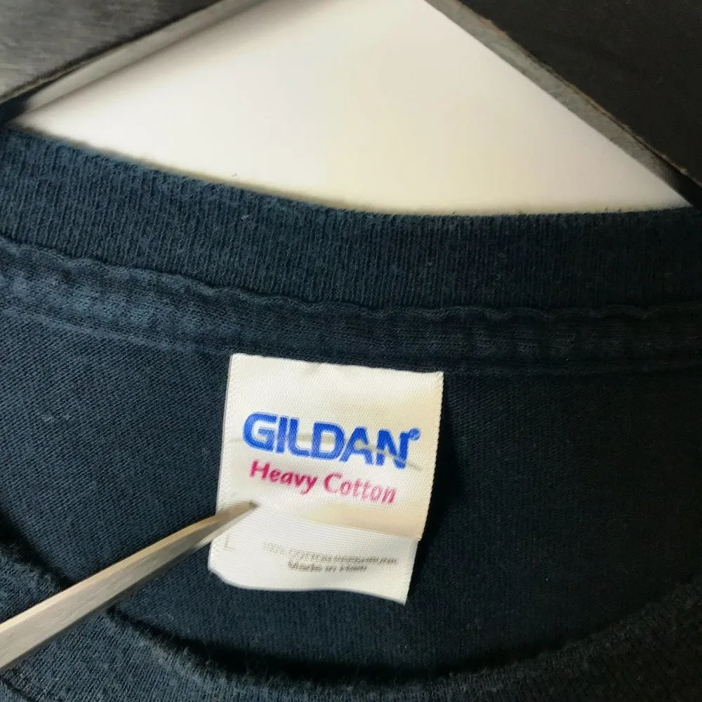 00s Vintage Gildan Ozone XXI T Shirt Illustration Drawing Graphic Tee Large L - Image 14