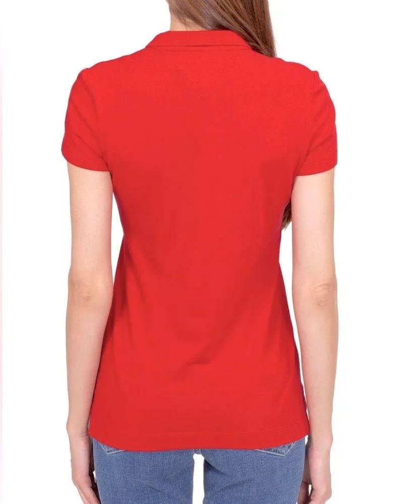 TOMMY HILFIGER
Women's slim Heritage polo shirt Red-M - Image 3