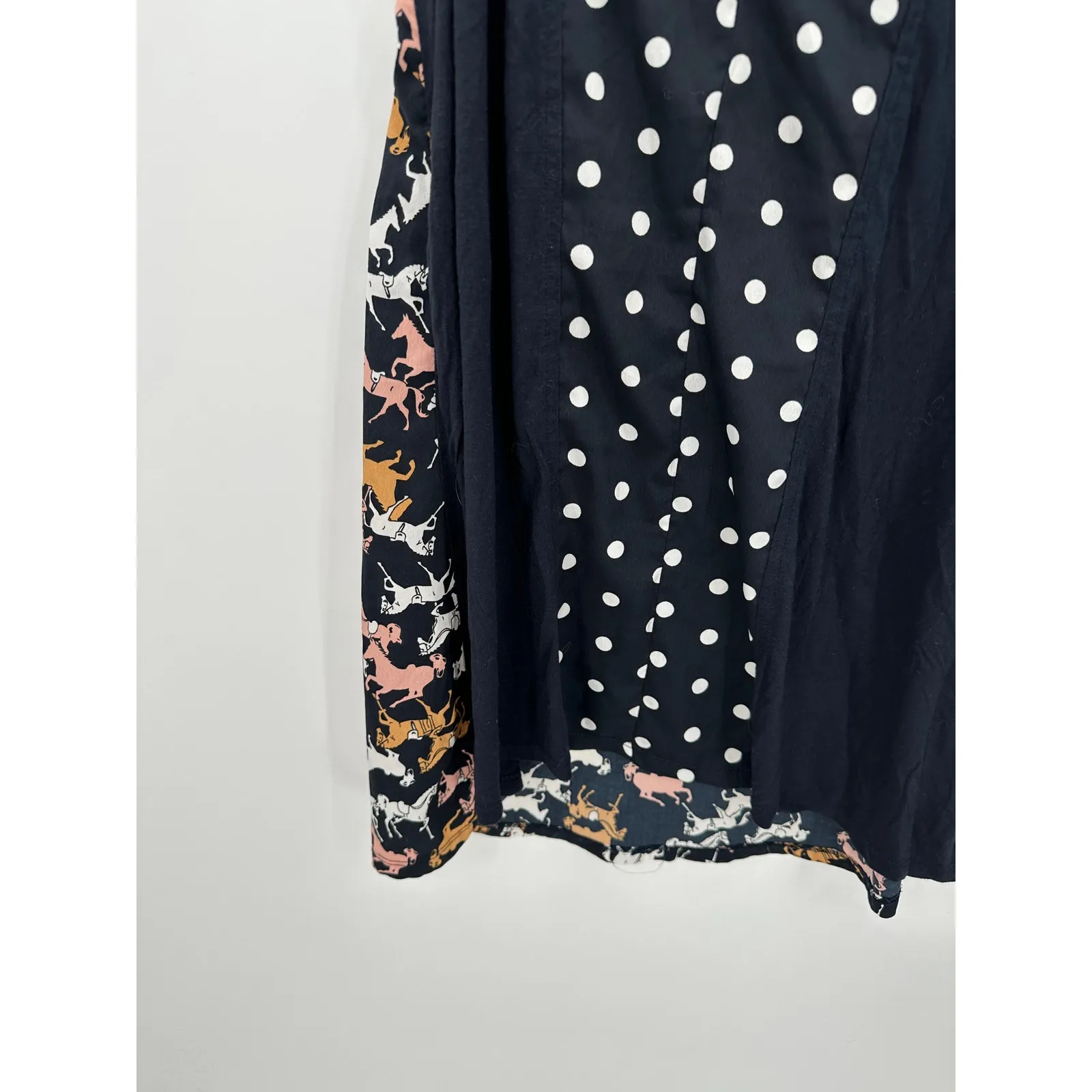 Porridge Womens Navy Blue Horse Equestrian Tank Size S Country Western - Image 3