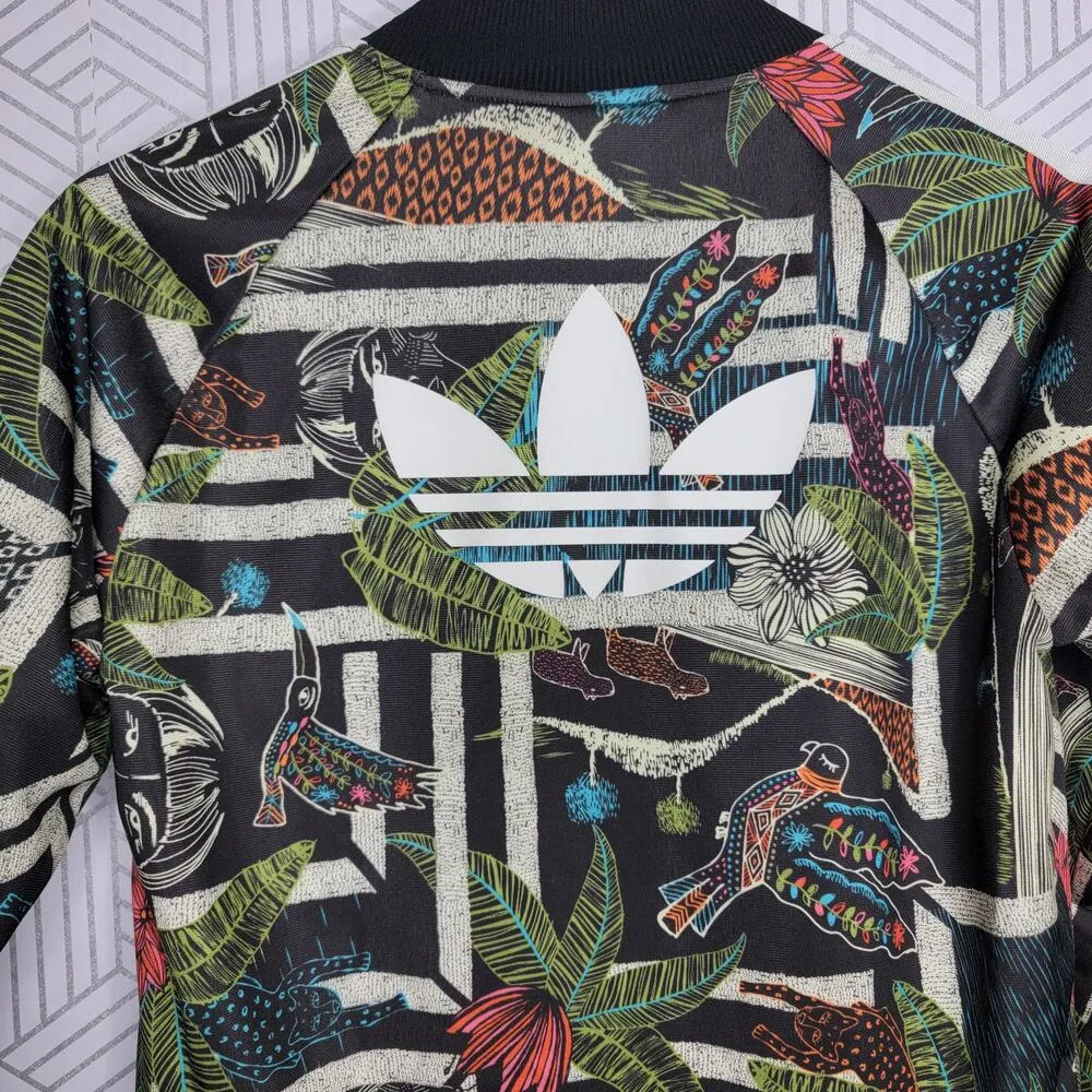 Adidas Xilofloresta Jacket Superstar Farm Tropical Jungle Sz Small - Image 7