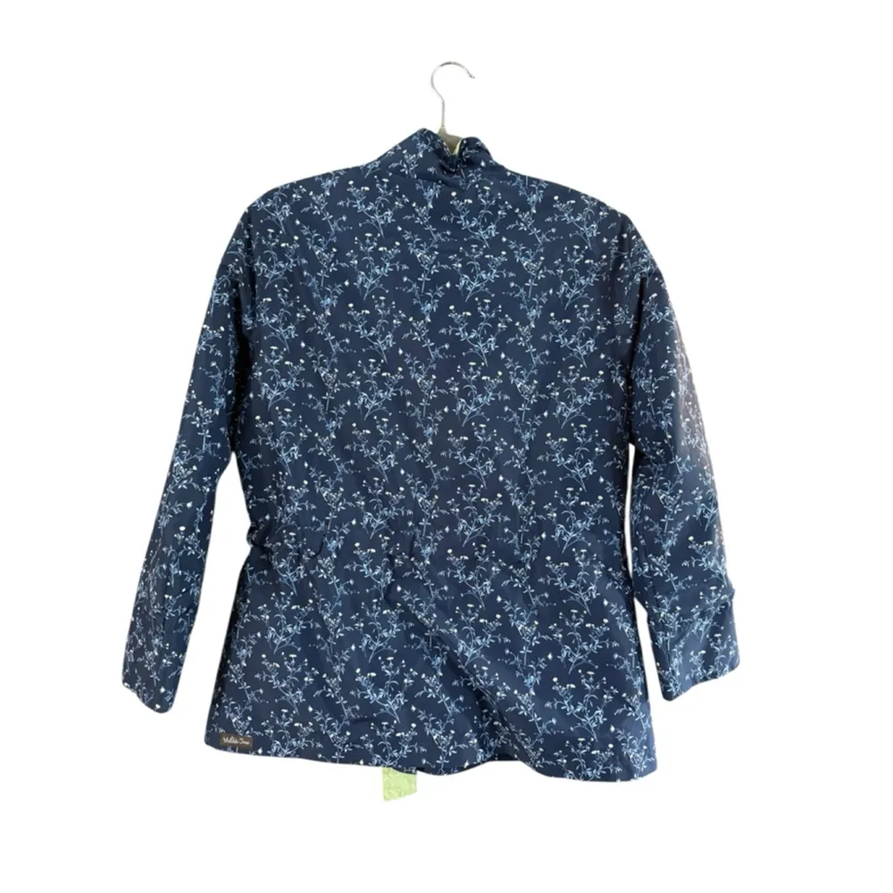 Matilda Jane  Navy Blue Floral Utility Jacket Women's 2X - Image 3