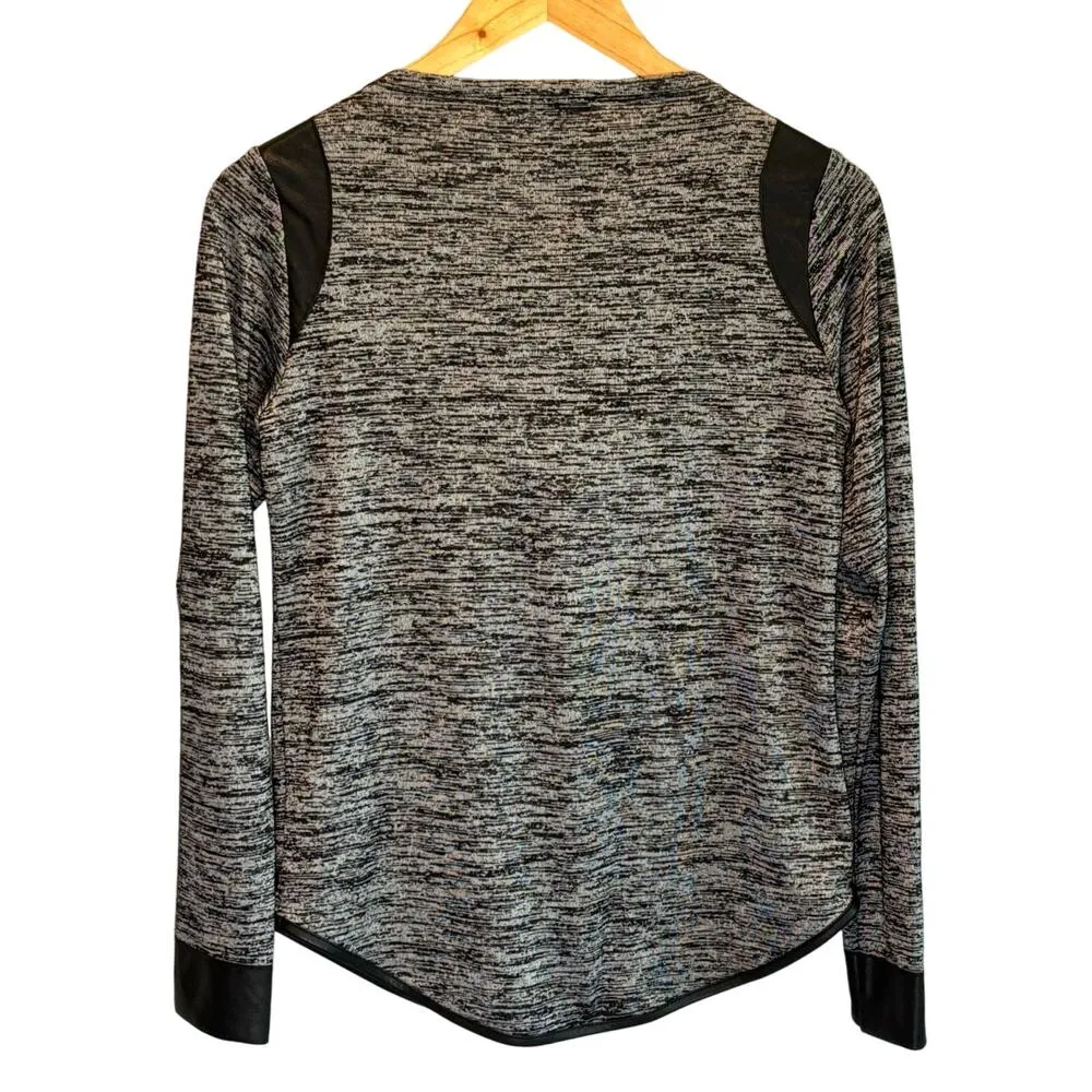 Generation Love  Space Dye Shawl Neck Long Sleeve Top - size Small - Image 6