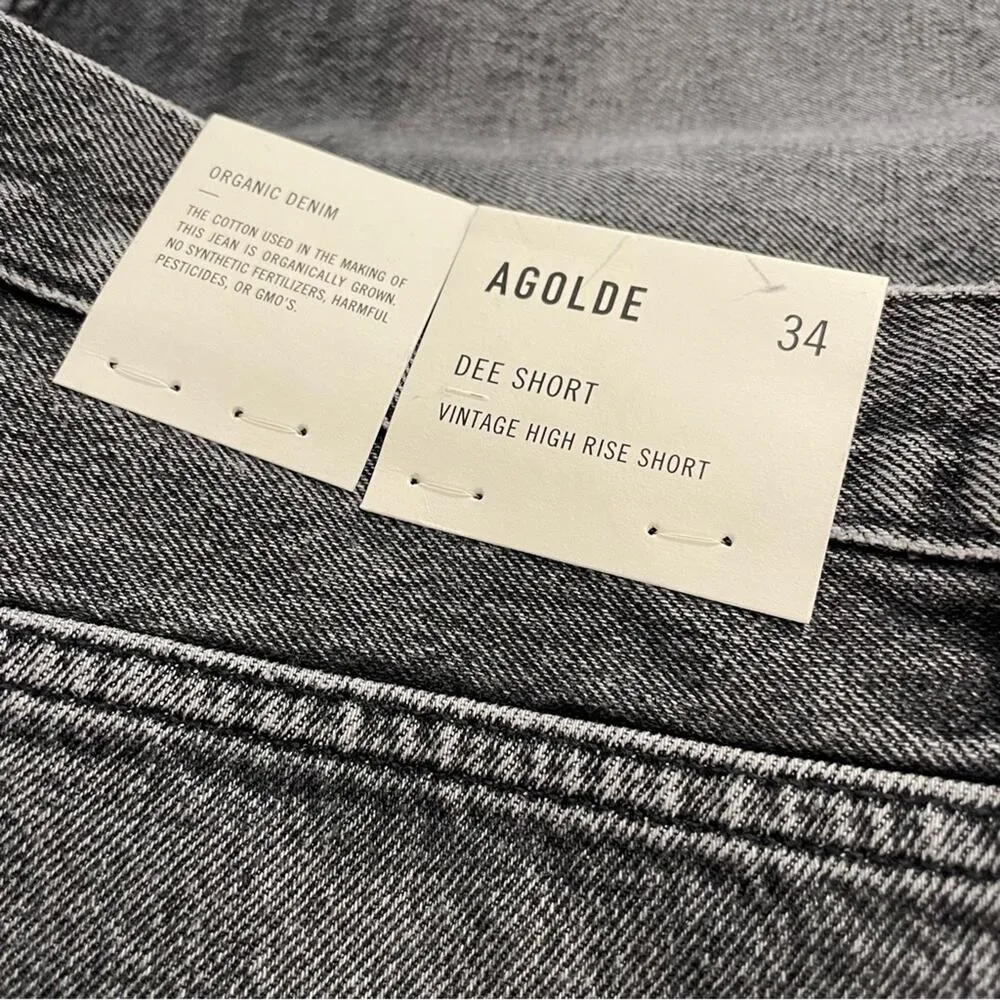 Agolde Women’s Dee Vintage High Rise Short in Moxy Sz 34 - Image 9