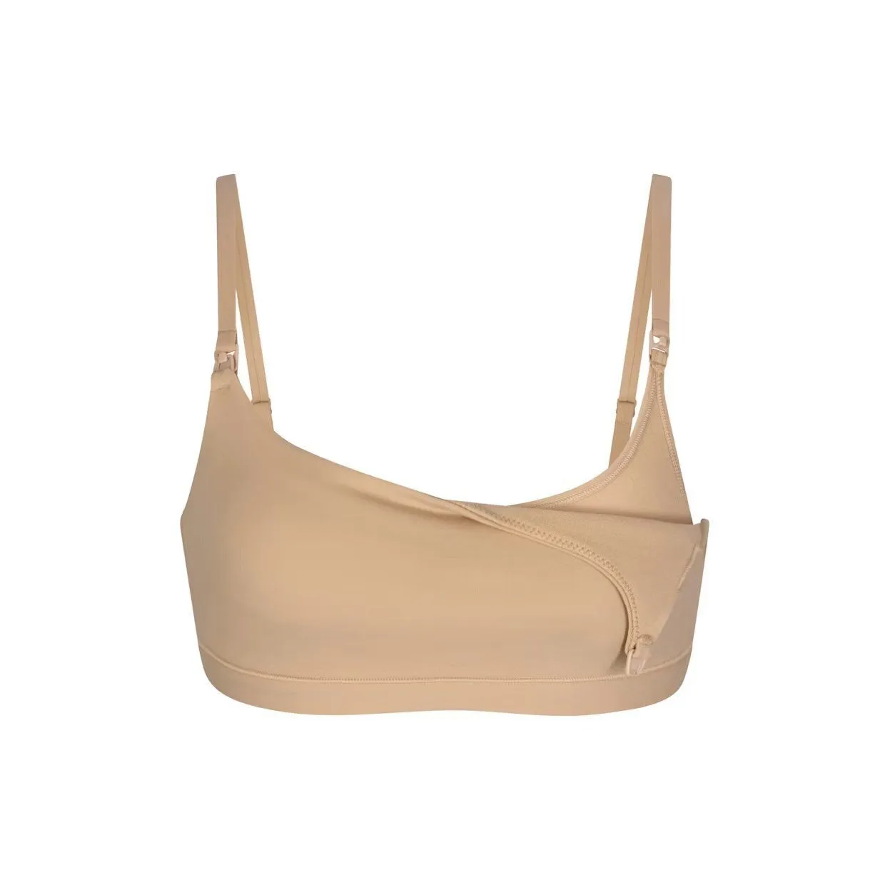 Skims Fits Everybody Maternity Pumping Scoop Bralette Clay Size XL - Image 2