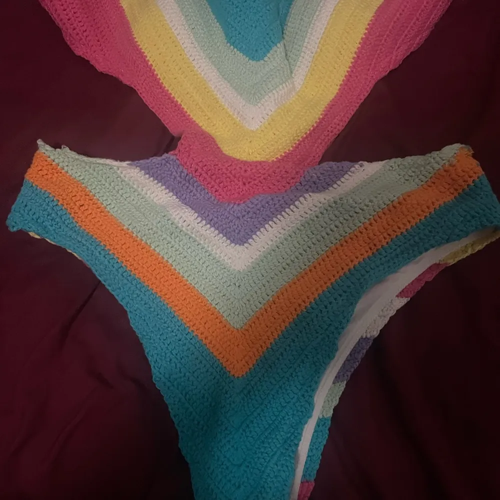 Knitted crochet one piece swimsuit - Image 8