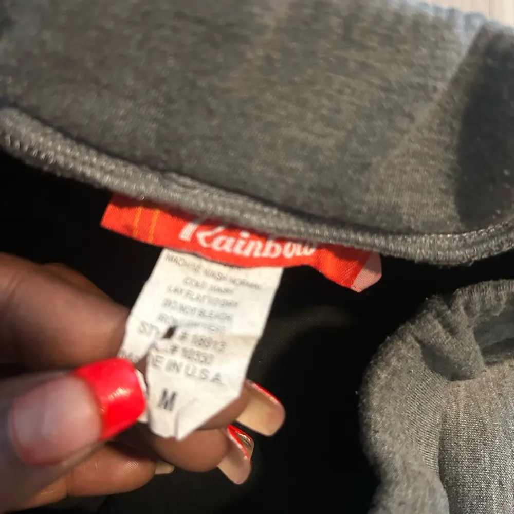 Casual Gray Cotton Flared Skirt | Medium | Versatile & Stylish Black - Image 2