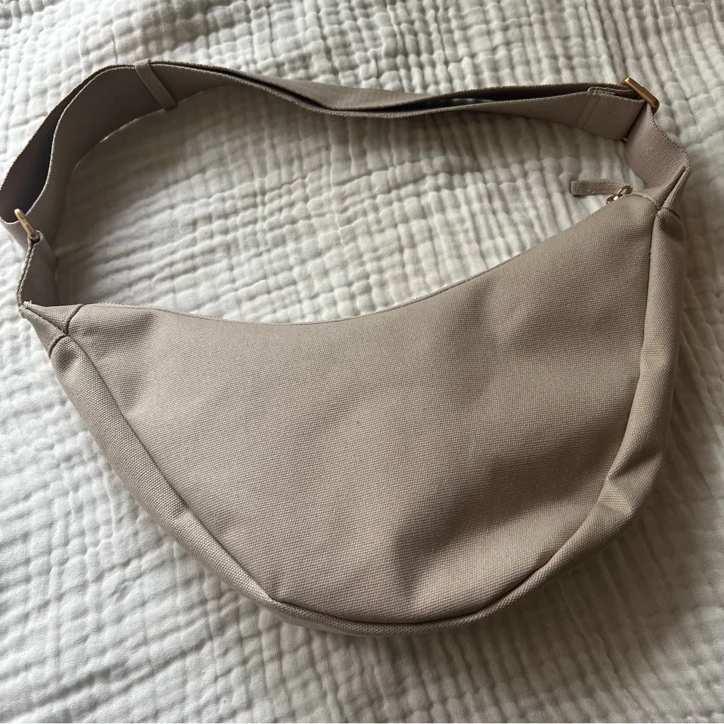 JULY Everyday Crescent Bag natural‎ color Tan - Image 3