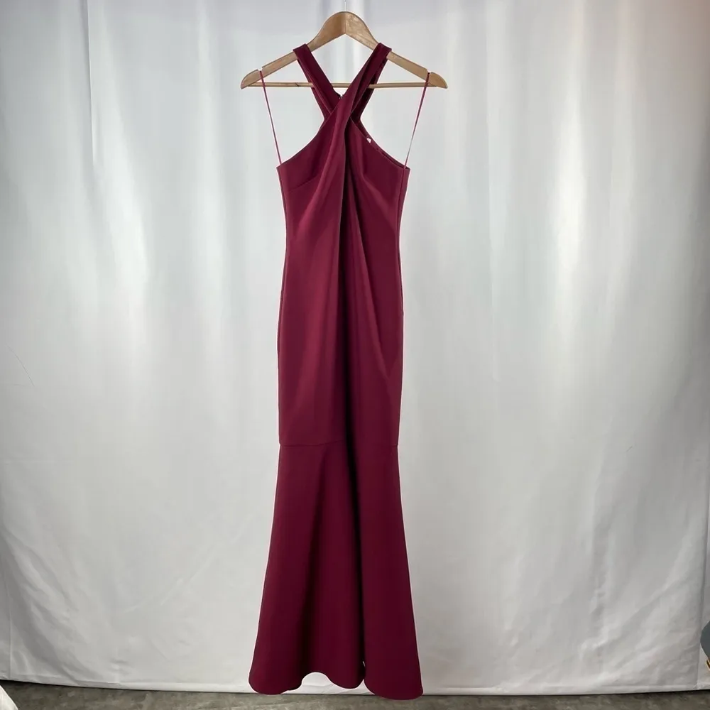 Likely Willa Criss Cross Gown‎ in Zinfandel Size 0 - Image 3